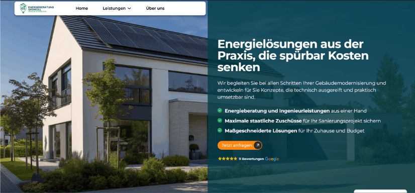 Hero Banner Referenz - Gromoll Hero Sektion