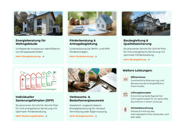 Hero Banner Referenz - Ingenieur SchmidtLeistungen Übersicht